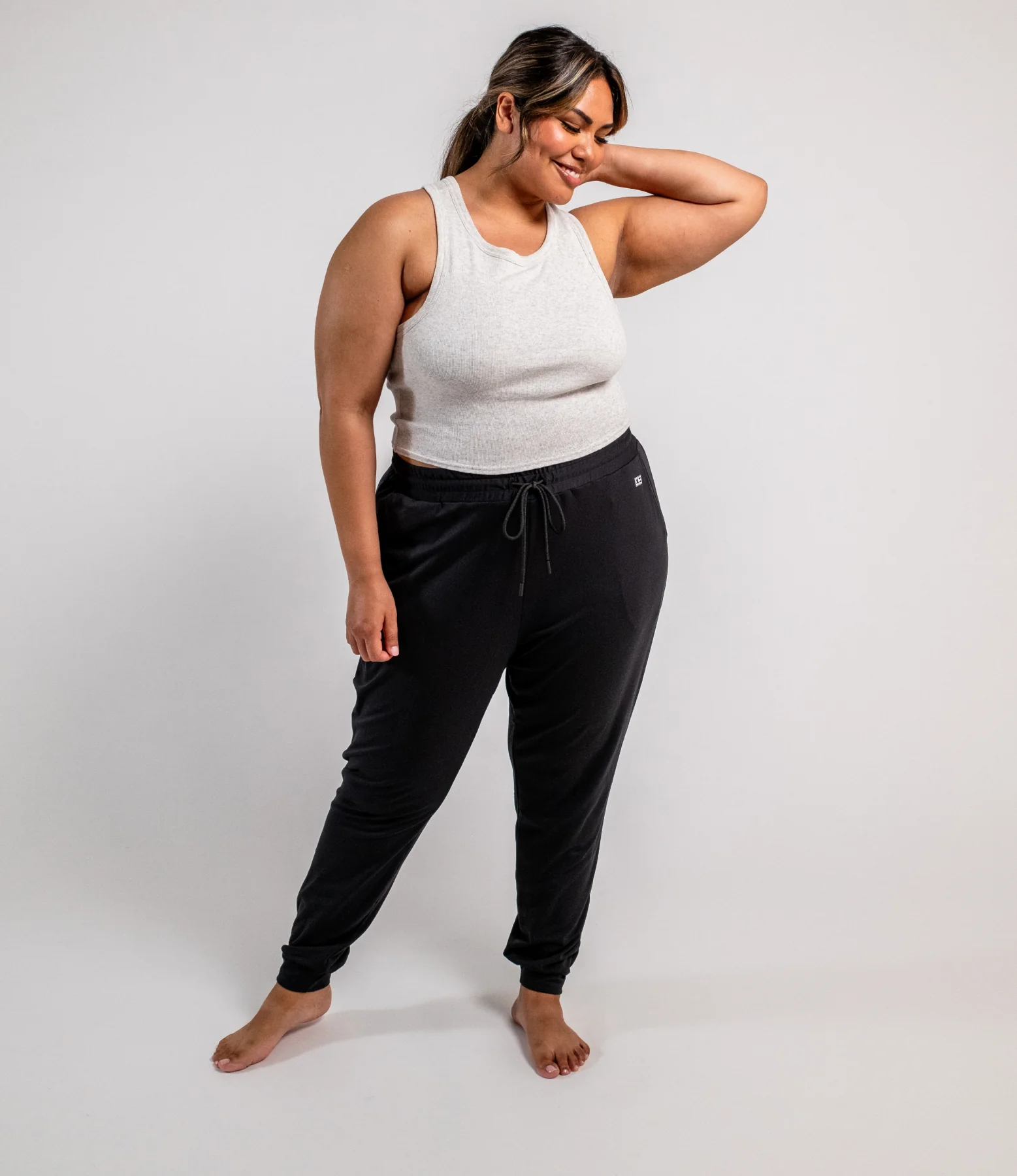 Cozy Luxe Fitted Jogger - Blue Haze - Image 5