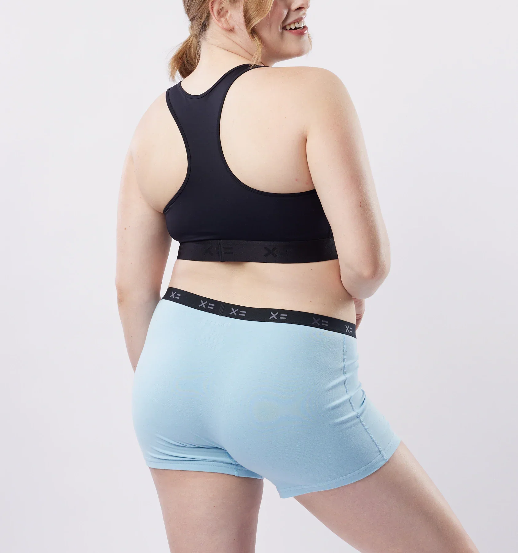 Racerback Compression Top - Black X= Rainbow - Image 4